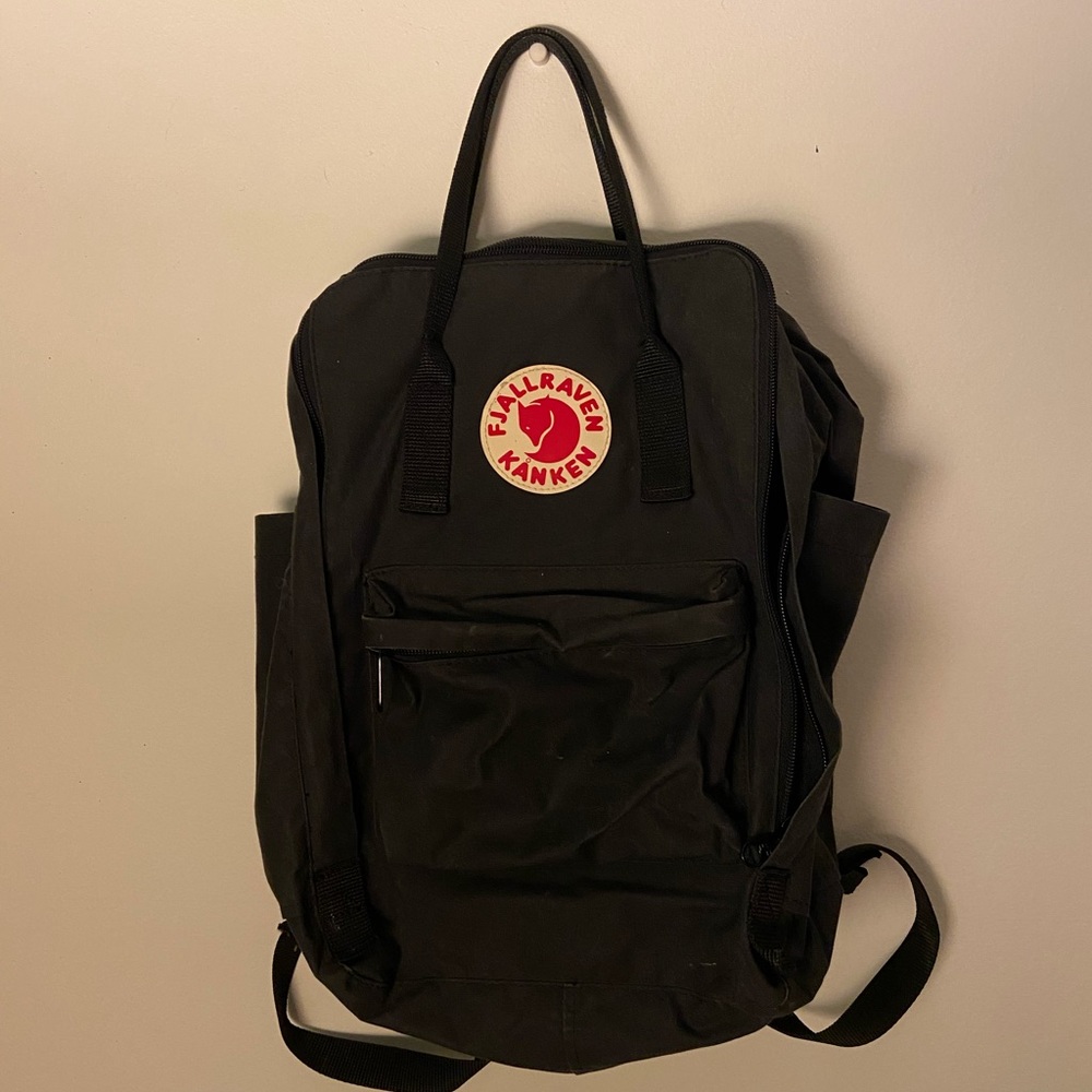 Backpack with laptop sleeve